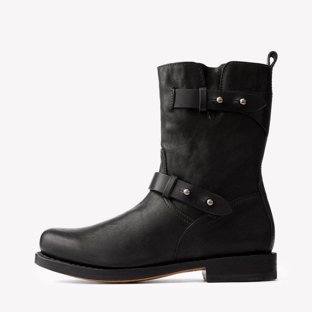 Rag & Bone Black Moto Boot